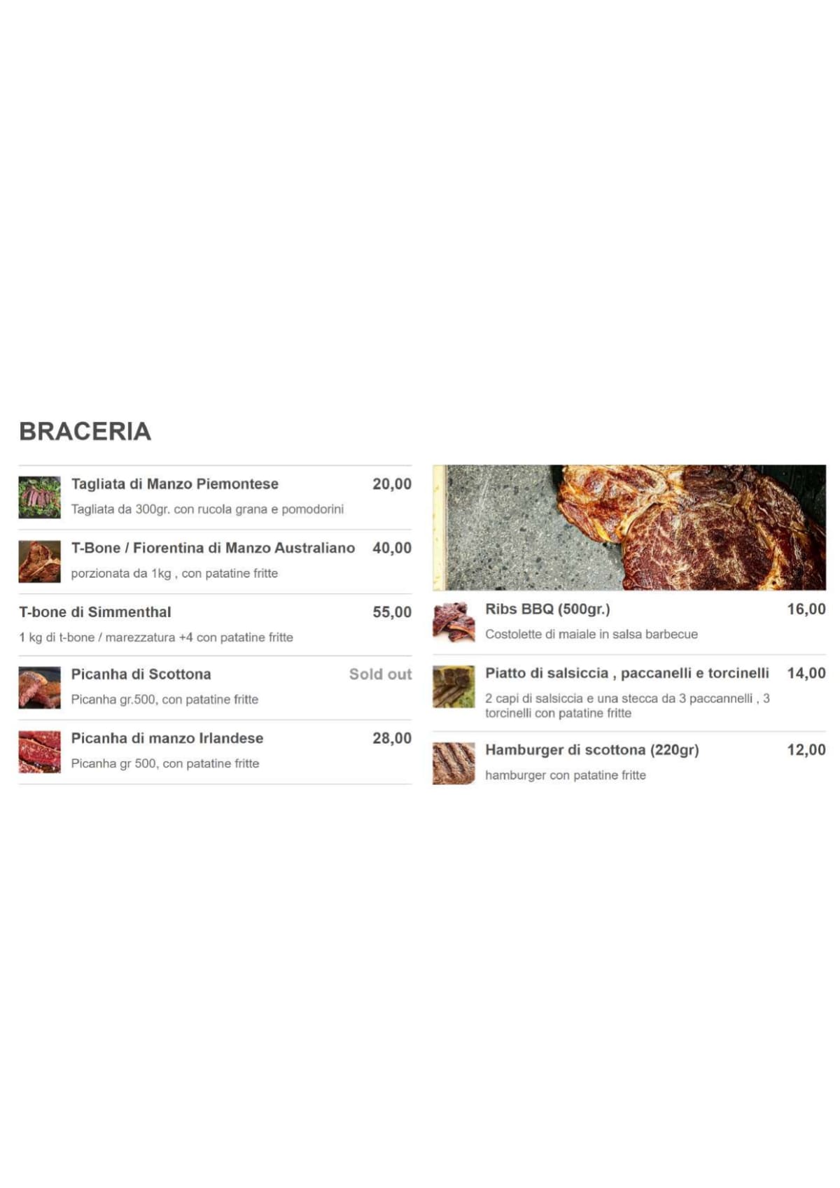 Carta y menù 2024 Actualizados - Toro Loco en Foggia | TheFork