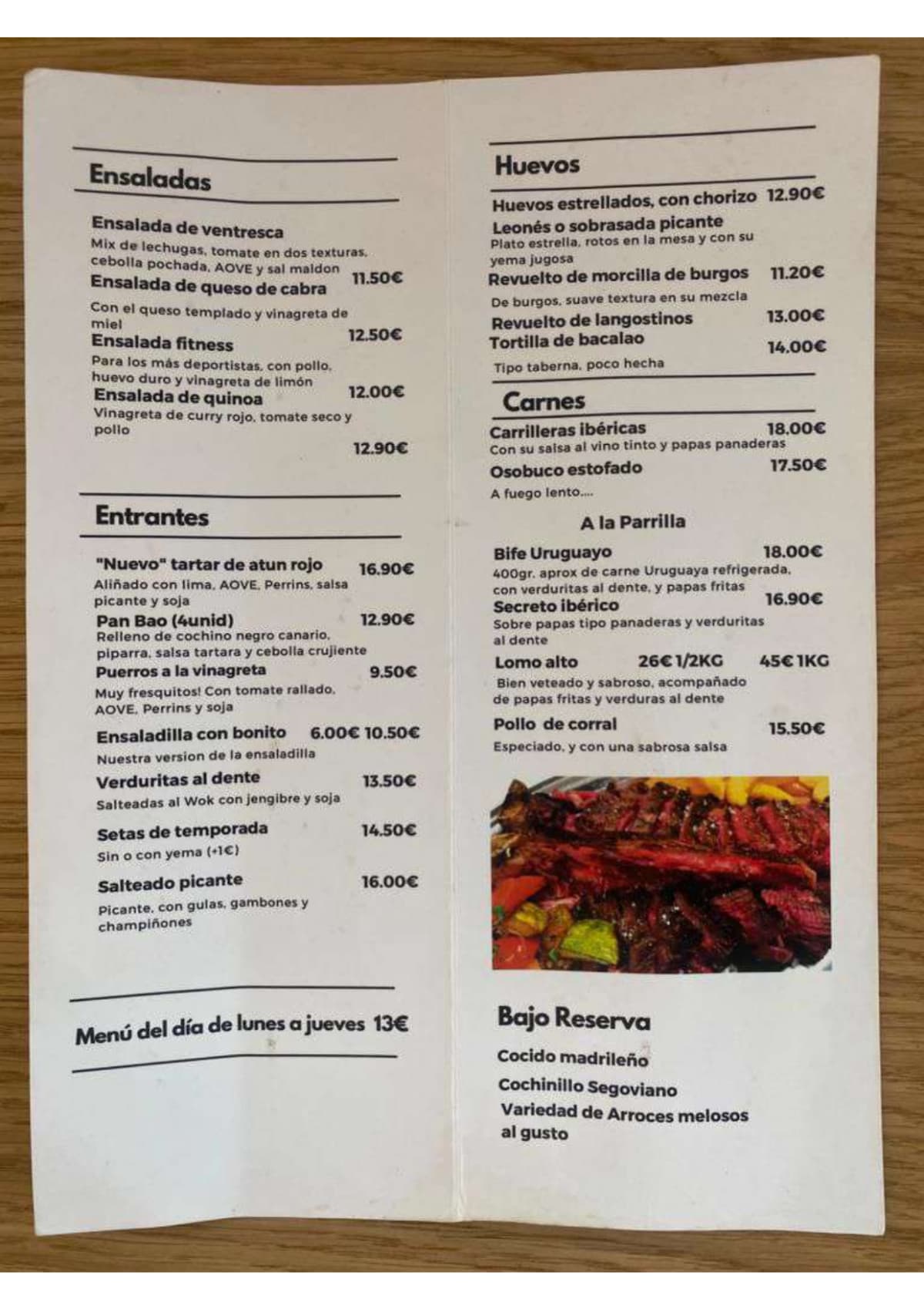 Menu 2023 El Patio Del Cuyas in Las Palmas De Gran Canaria TheFork