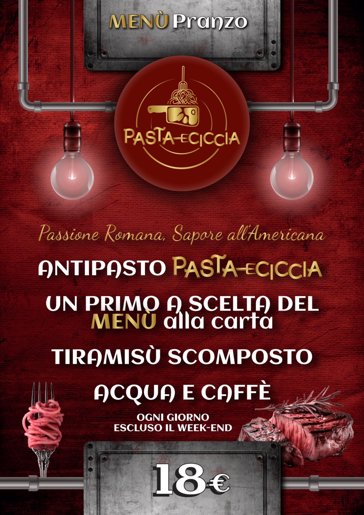 Carte et Menus 2024 Pasta e Ciccia à Nettuno TheFork