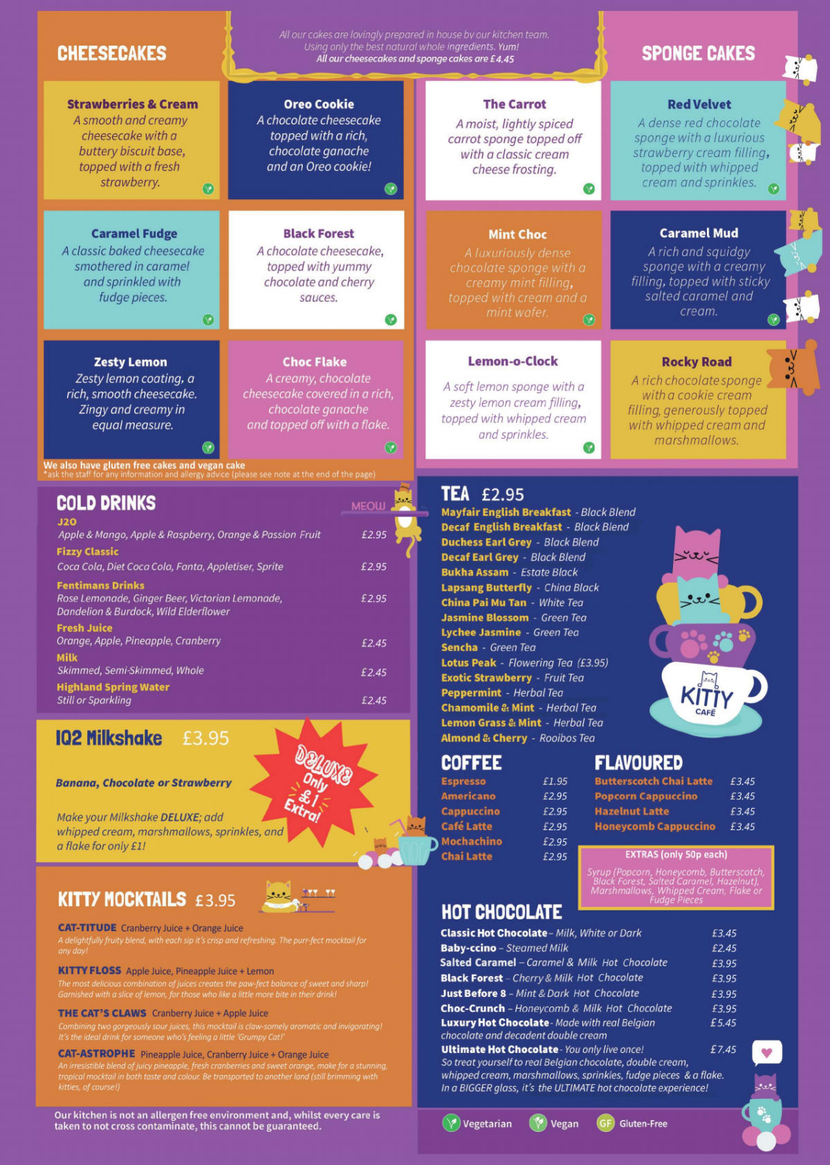 Menus 2024 Kitty Café Birmingham in Birmingham TheFork