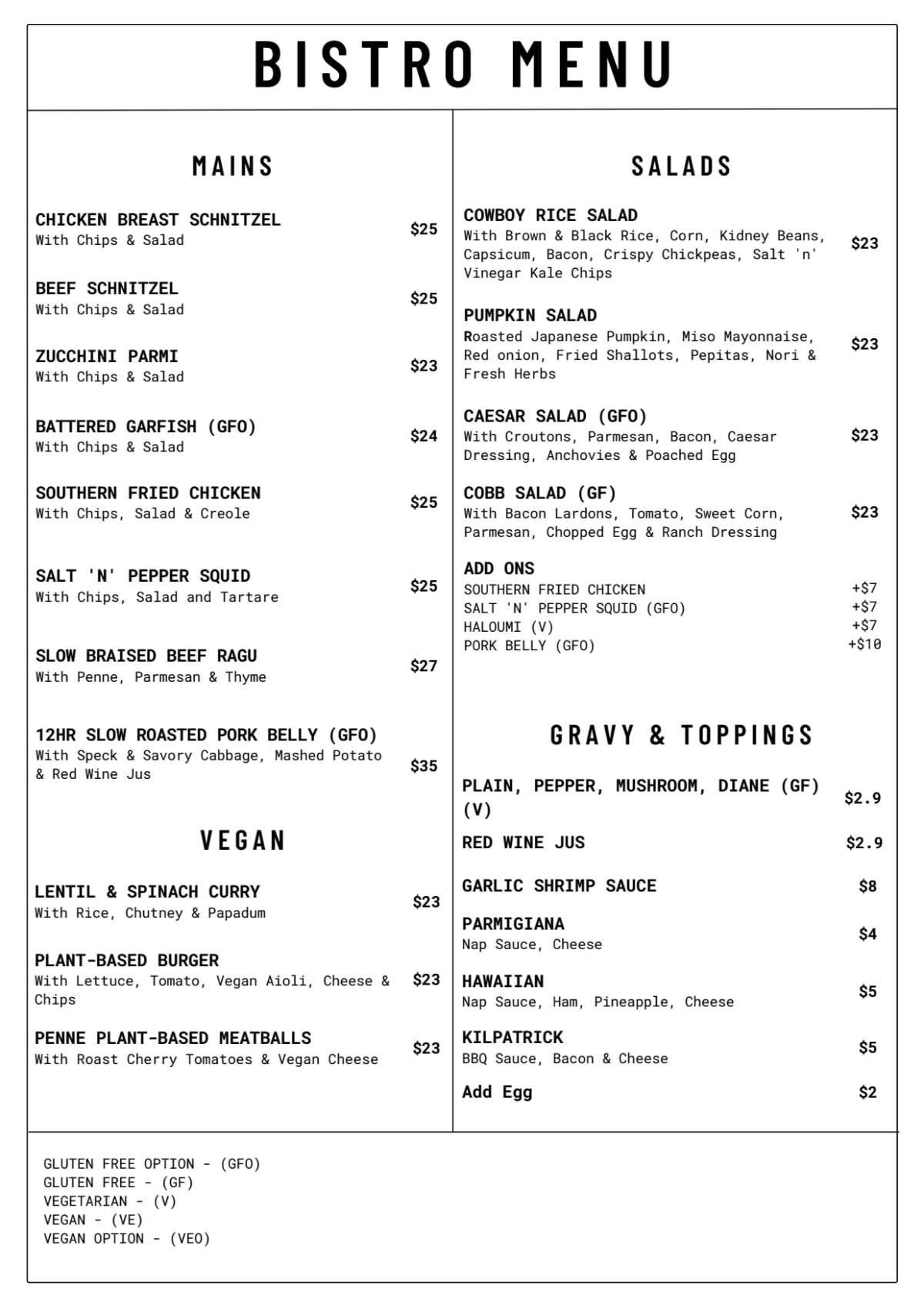 Menù completo e carta 2023 The Beach Hotel a Seaford TheFork