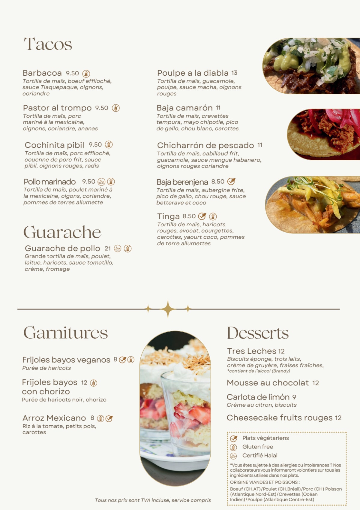 EL GÜEY menu