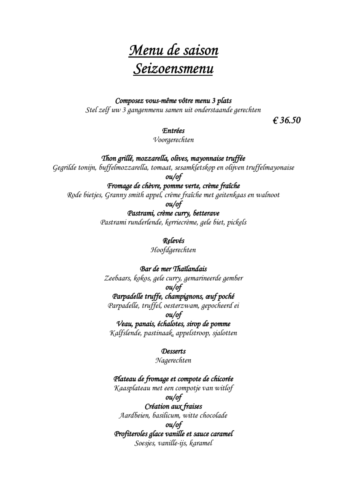 Menù completo e carta 2024 Fletcher Hotel Restaurant ZevenbergenMoerdijk a Zevenbergen