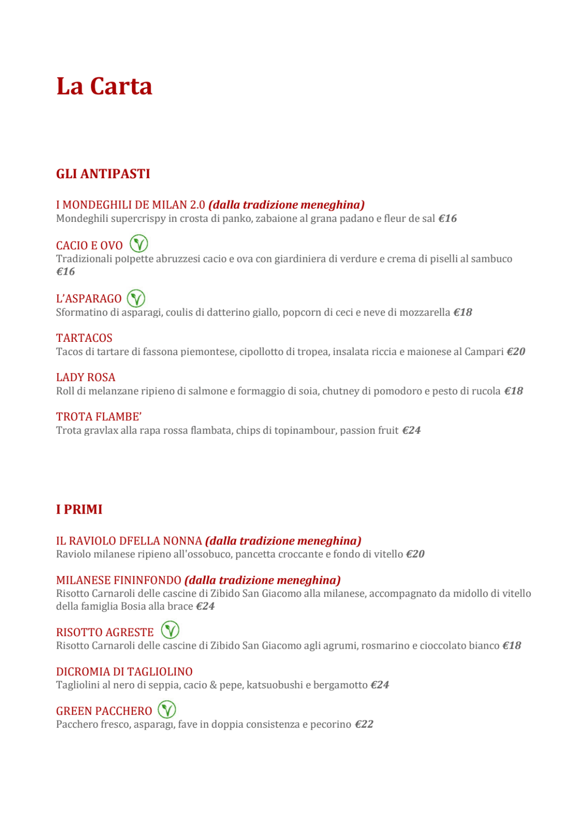 FininFondo menu