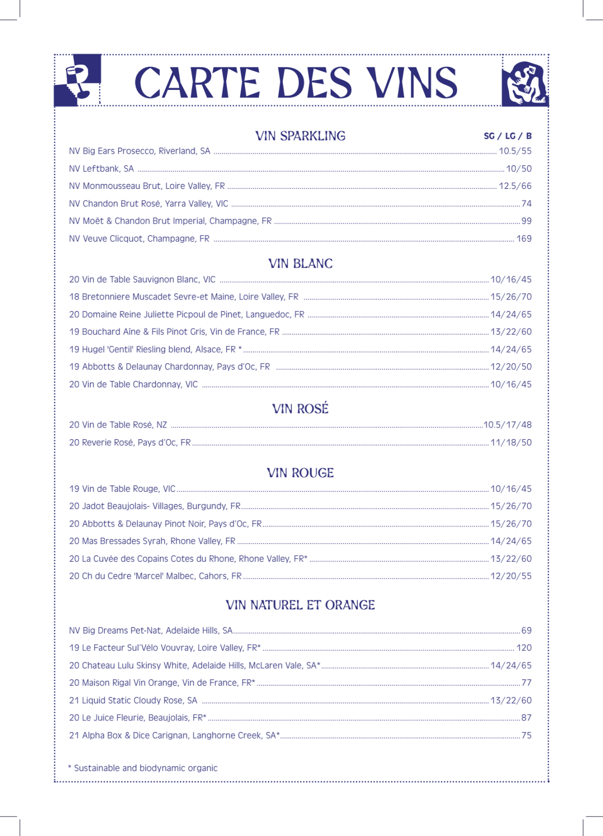 The clock hotel hot sale menu