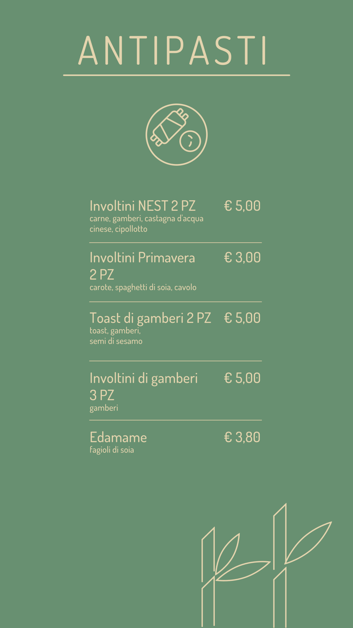 Nest menu