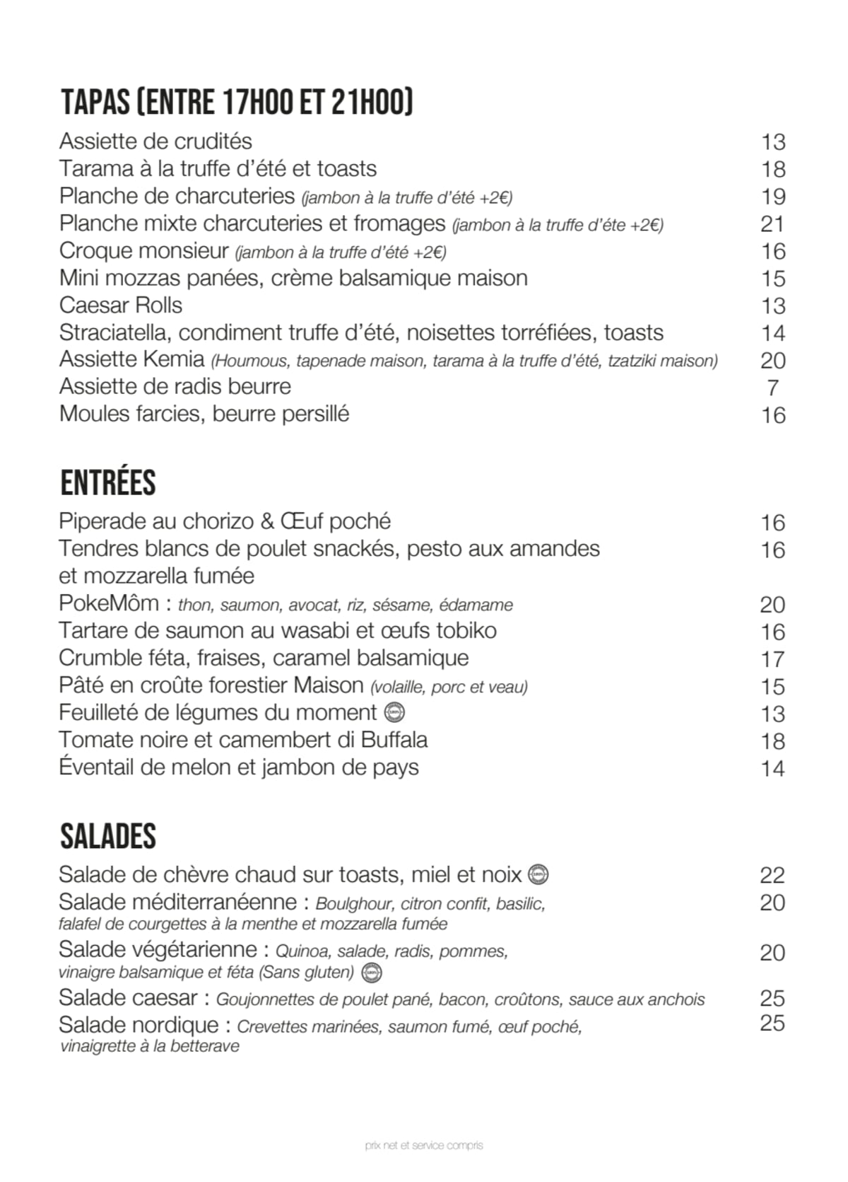 Môm menu