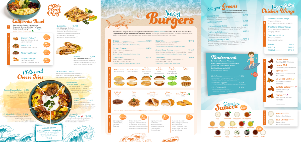 Carte et Menus 2024 Chillers Bar & Restaurant Essen à Essen TheFork