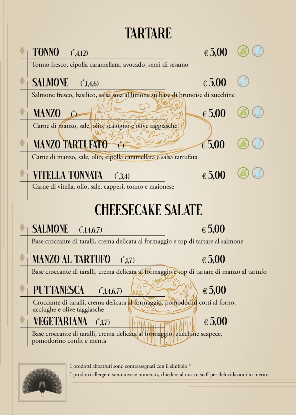 Pequeño menu