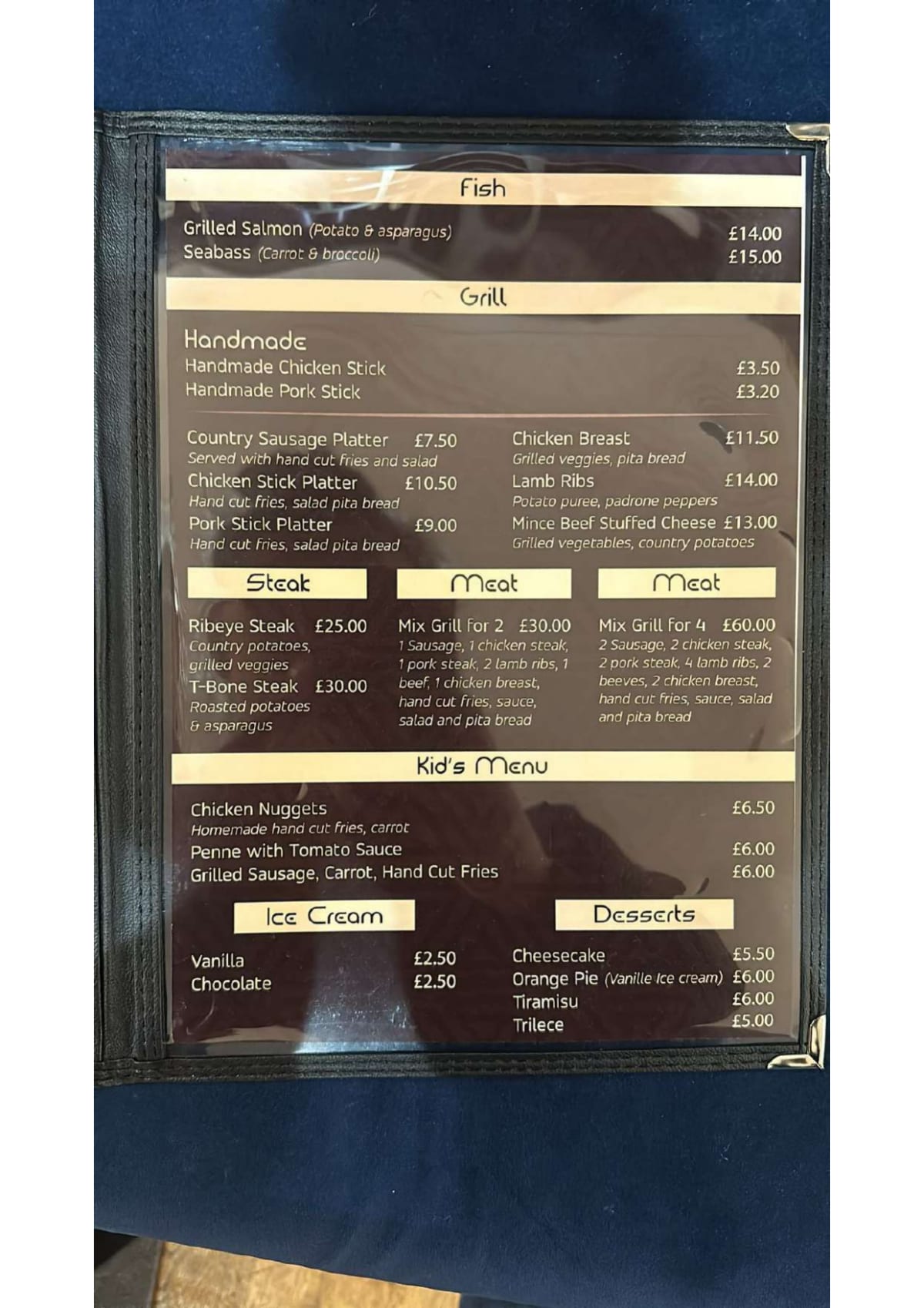 Menu 2024 Golden Bite em Londres TheFork