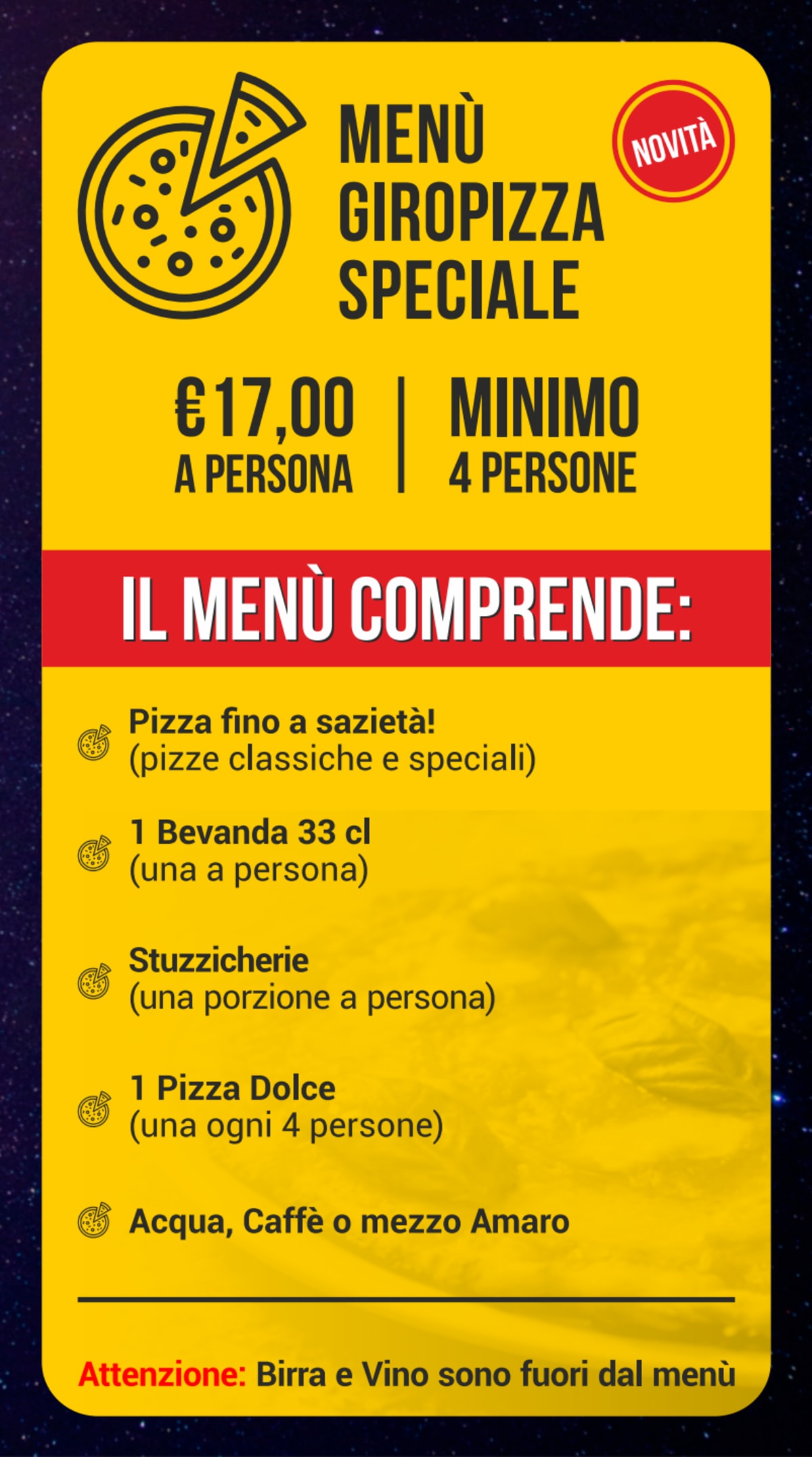 Carte et Menus 2024 Mezzanotte e Dintorni à Floridia TheFork