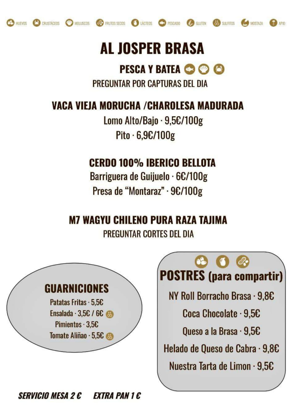 La Morucha menu