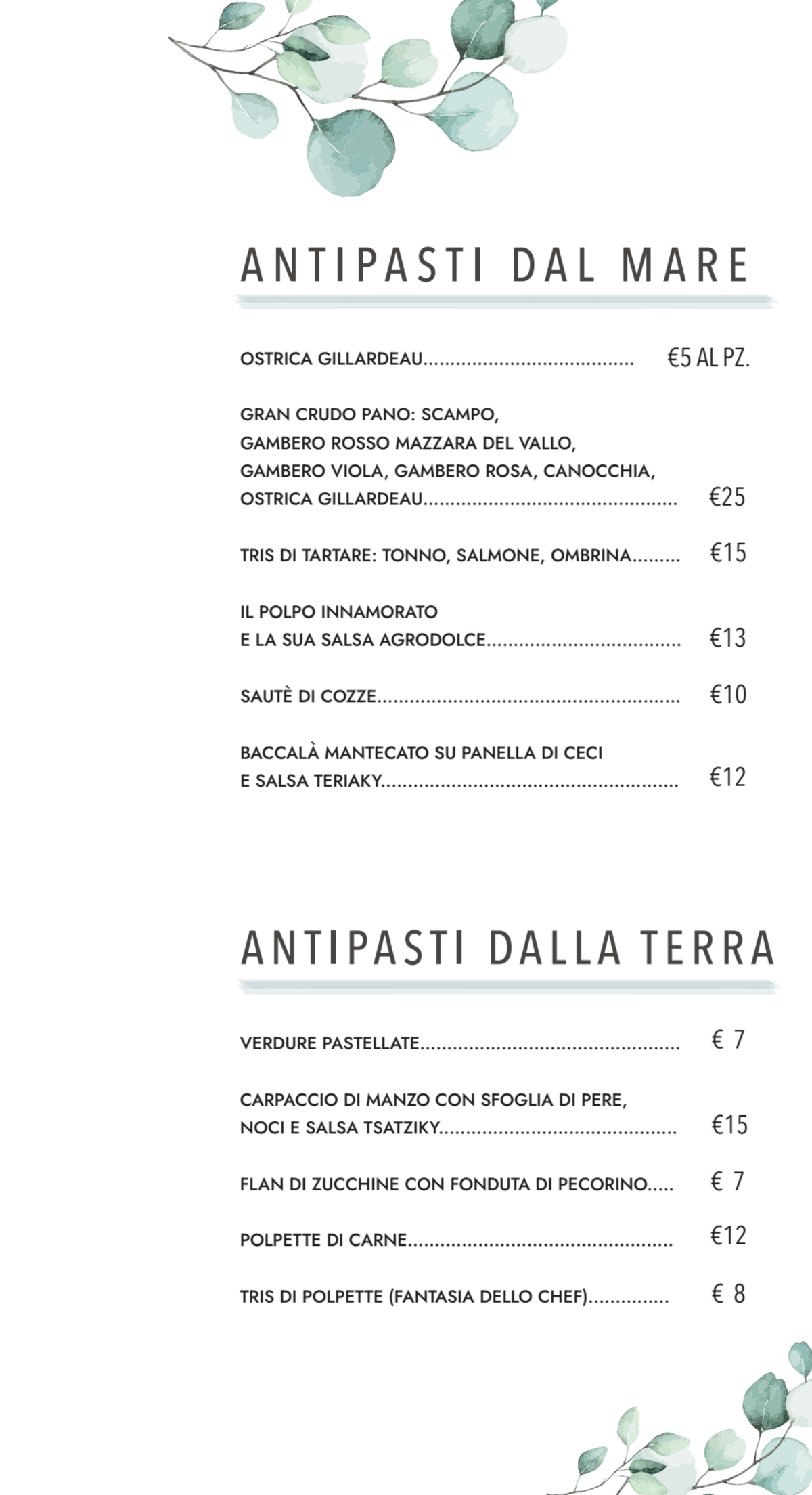 Carte et Menus 2024 Pano Food and Wine à Rome TheFork