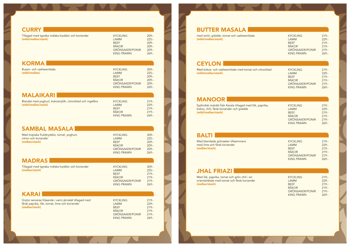 Razmoni menu