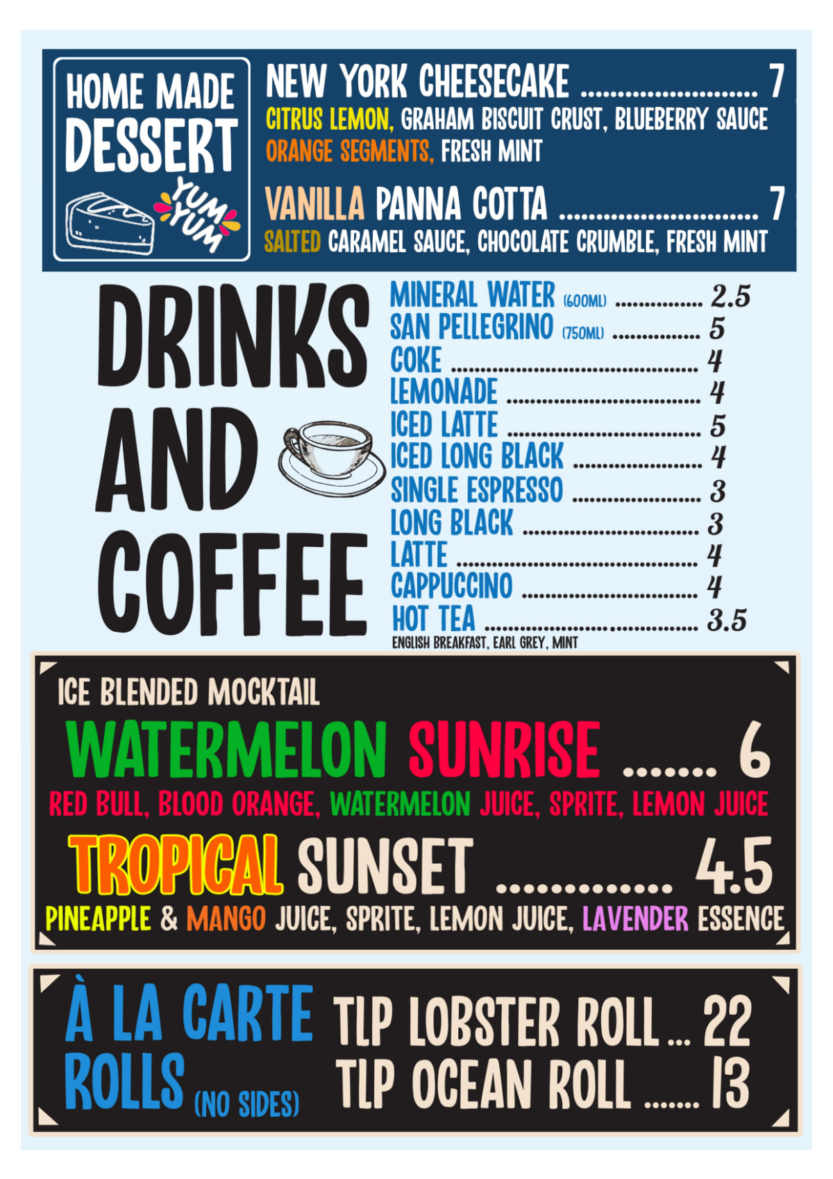 Speisekarte 2023 The Lobster Pier in Perth (WA) TheFork