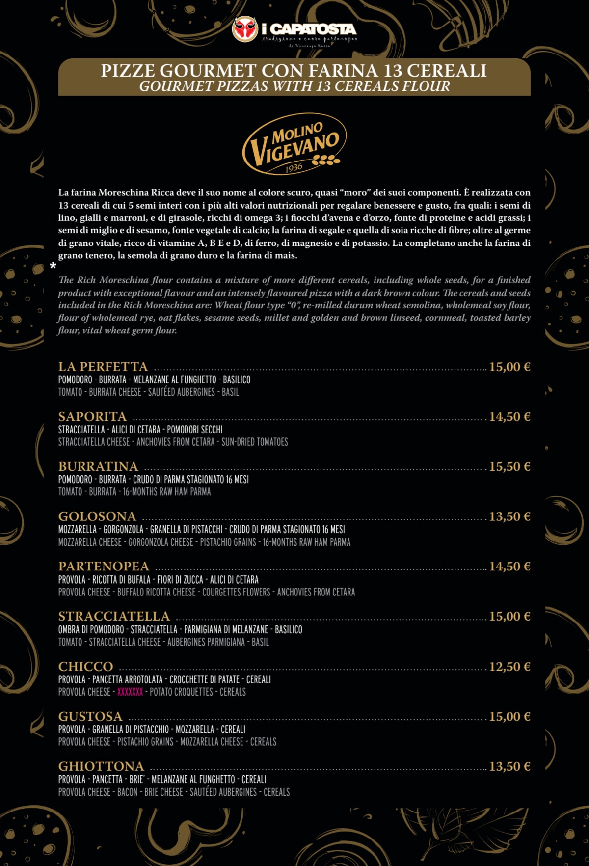 I Capatosta Viale Umbria menu