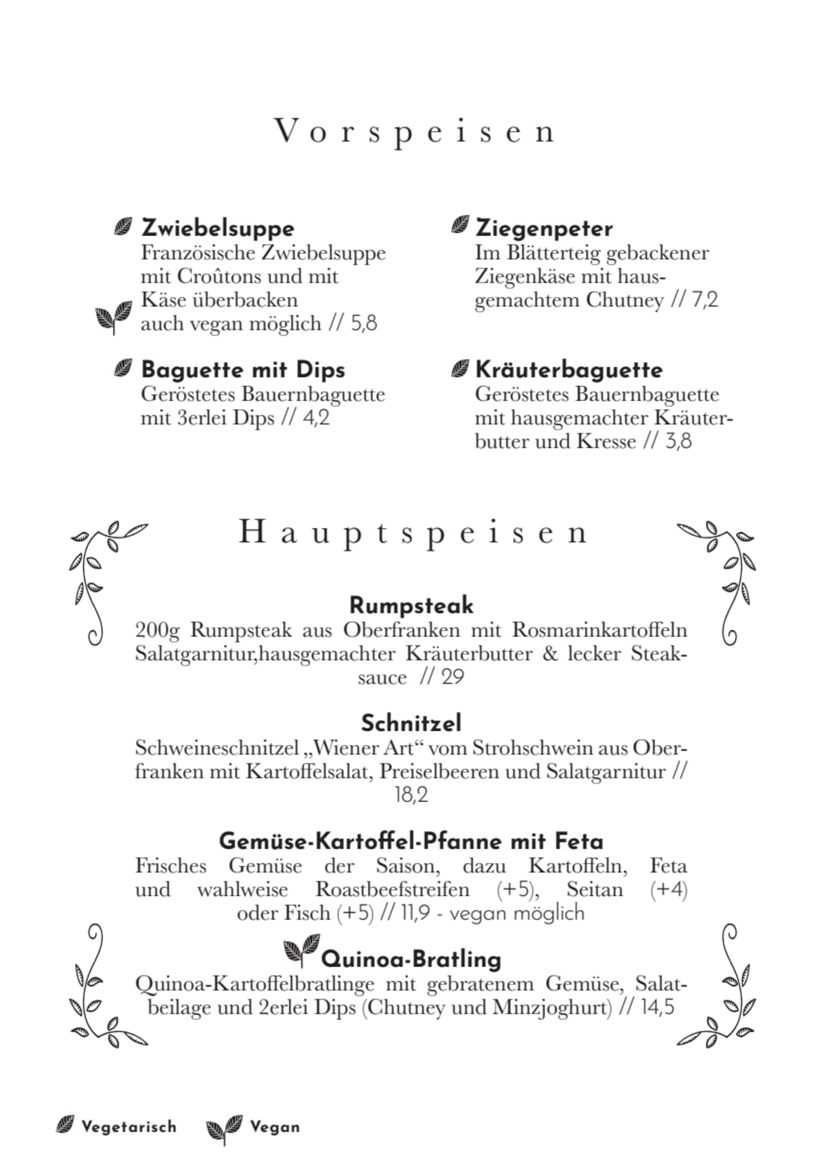 Menu 2024 Hopfen und Malz in Coburg TheFork