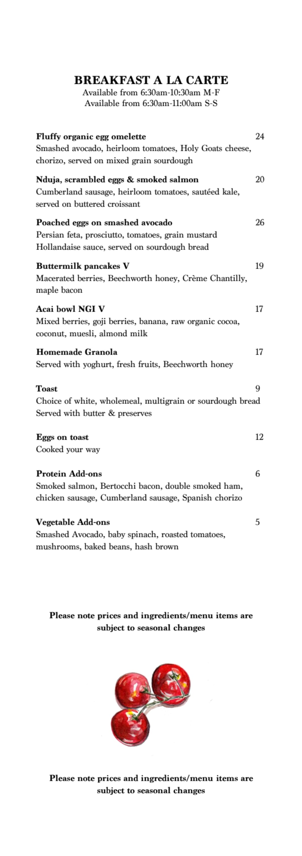 Menu 2024 The Cliveden Bar & Dining in East Melbourne (VIC) TheFork