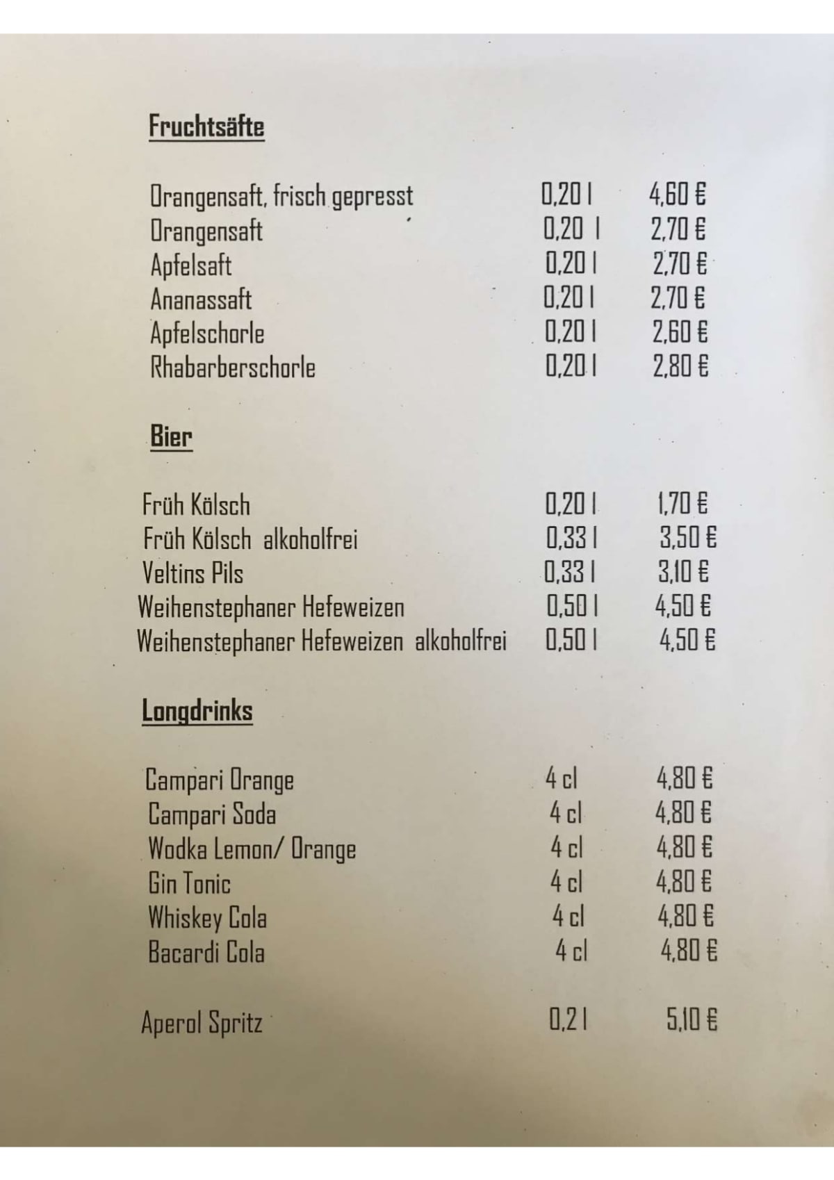 Carte et Menus 2024 La Difference à Cologne TheFork