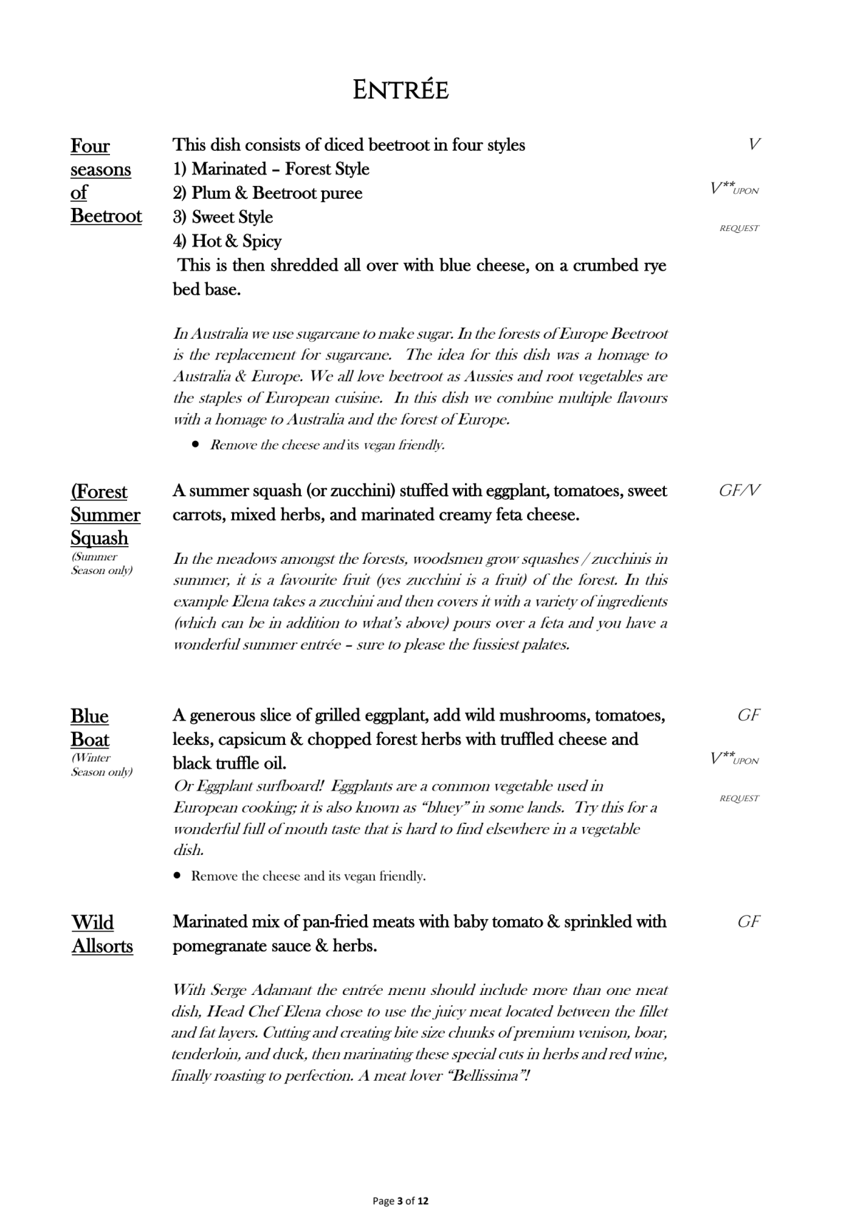 Menu 2024 Horn and Hoof in Docklands (VIC) TheFork