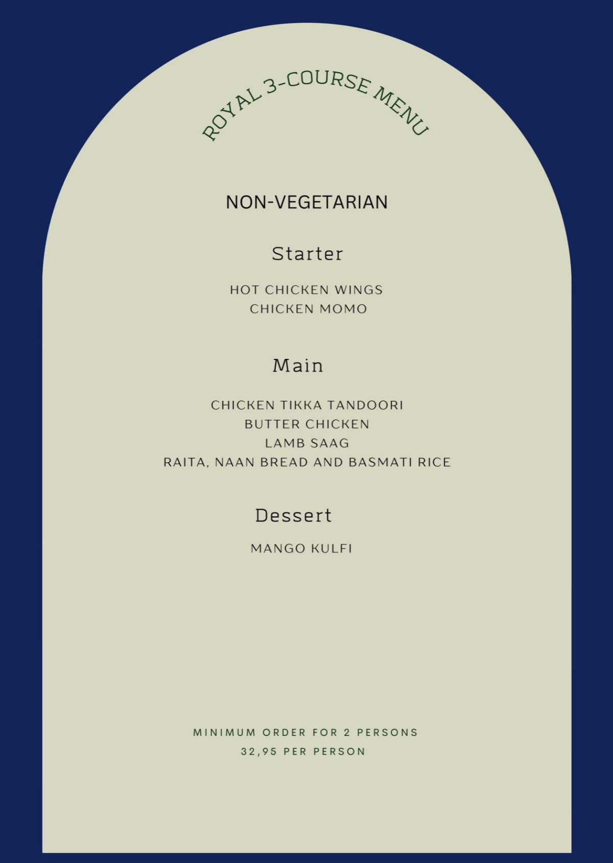 The Yeti - Nepali & Indian Restaurant menu