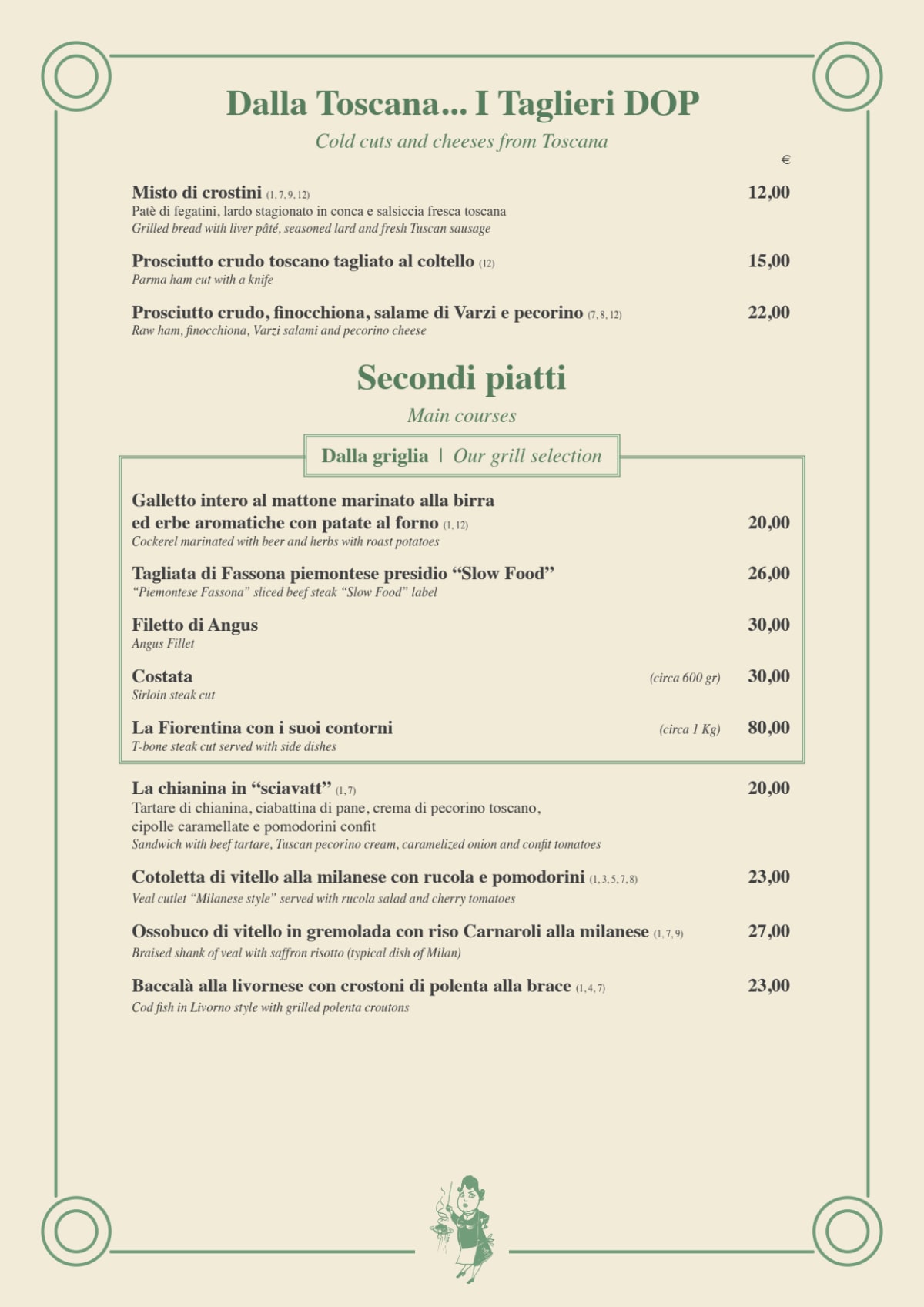 da Ilia dal 1946 menu