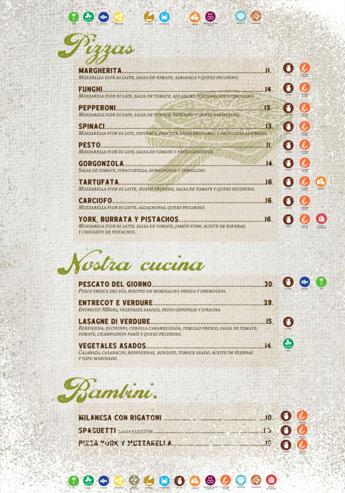 Menus 2024 Paesano in Alicante Alacant TheFork