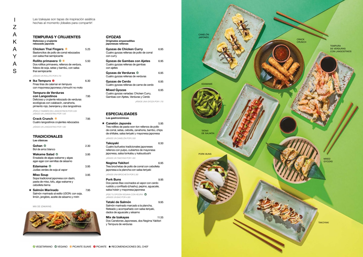 Menu 2024 Udon Burgos in Burgos TheFork