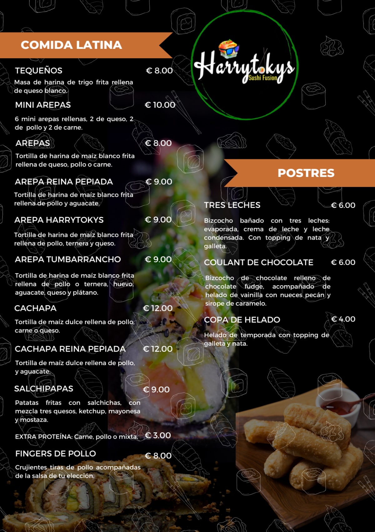 Mytokys Sushi Fusión - Atocha menu