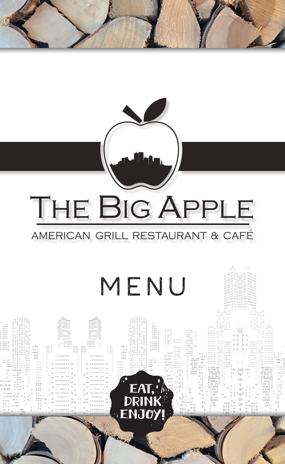 The Big Apple menu