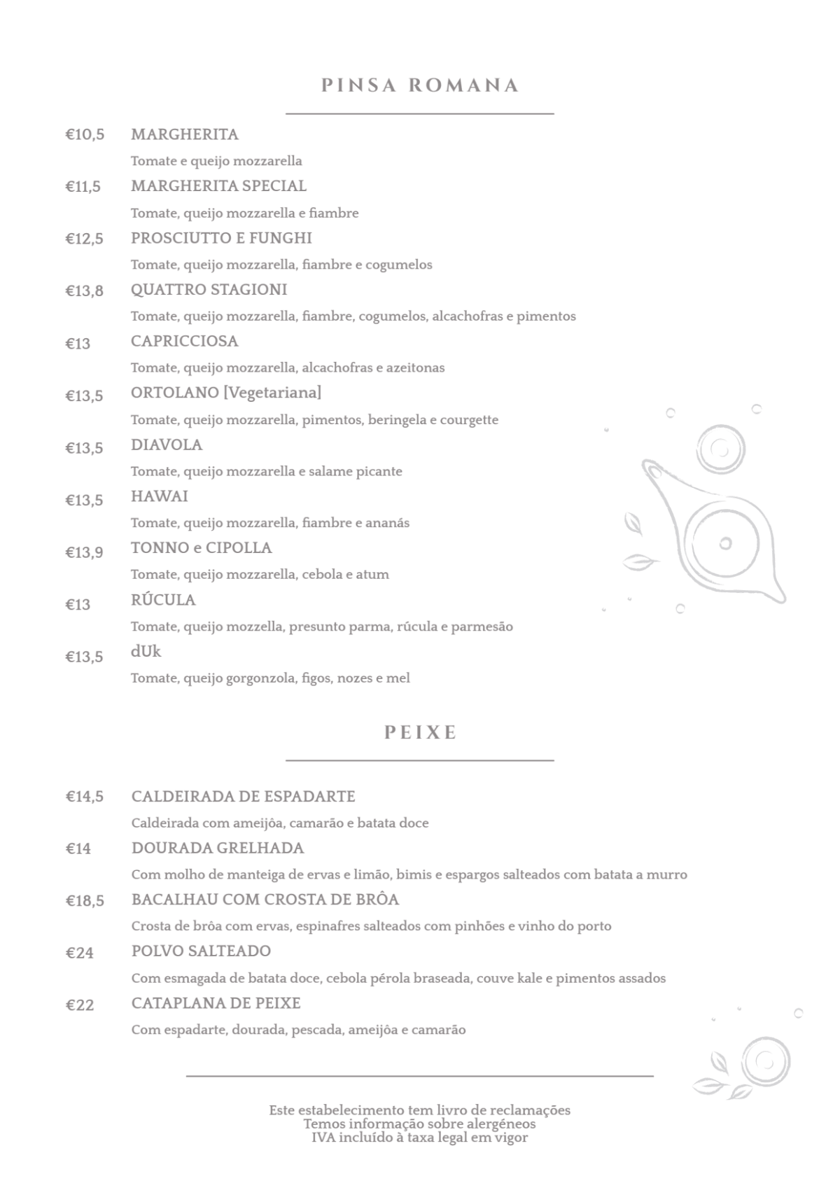 Duk - Botequim dos Bifes menu