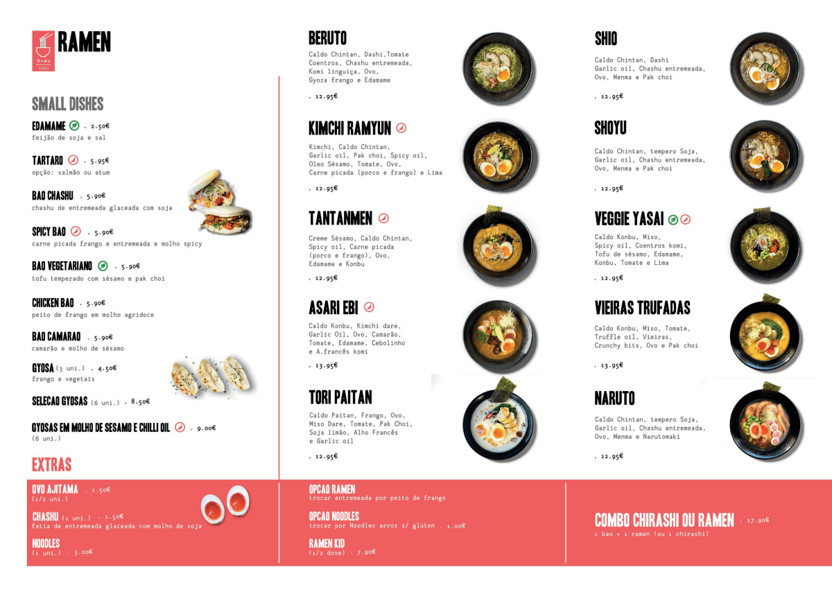 Chirashi Sushi - Telheiras menu