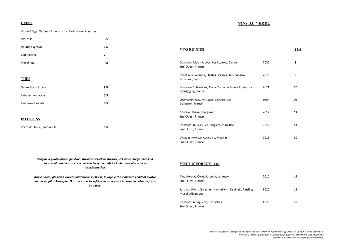 Le Bar à Tapas de Jòia menu