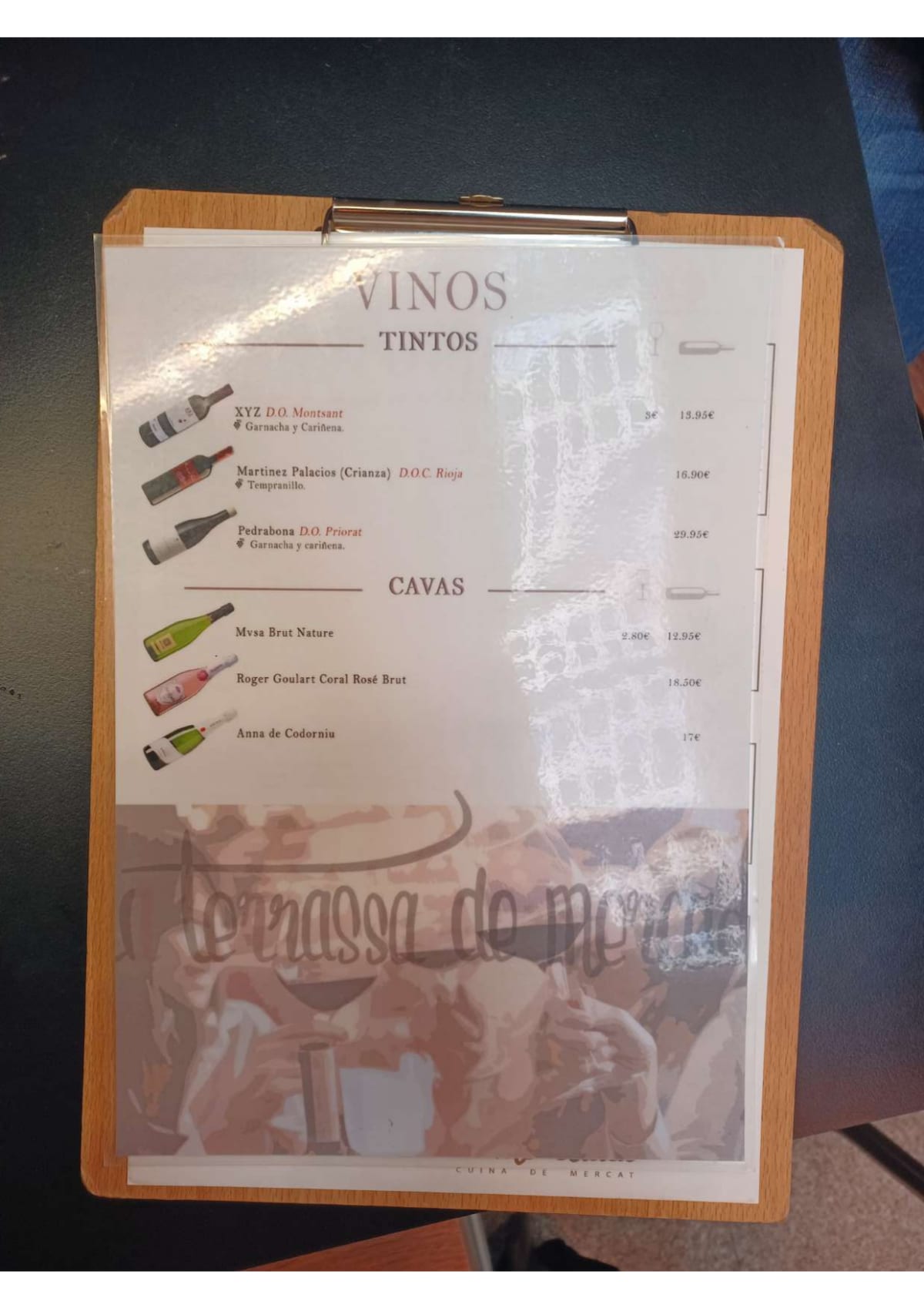 Carte et Menus 2024 La Terrassa De Mercadal à Barcelone TheFork