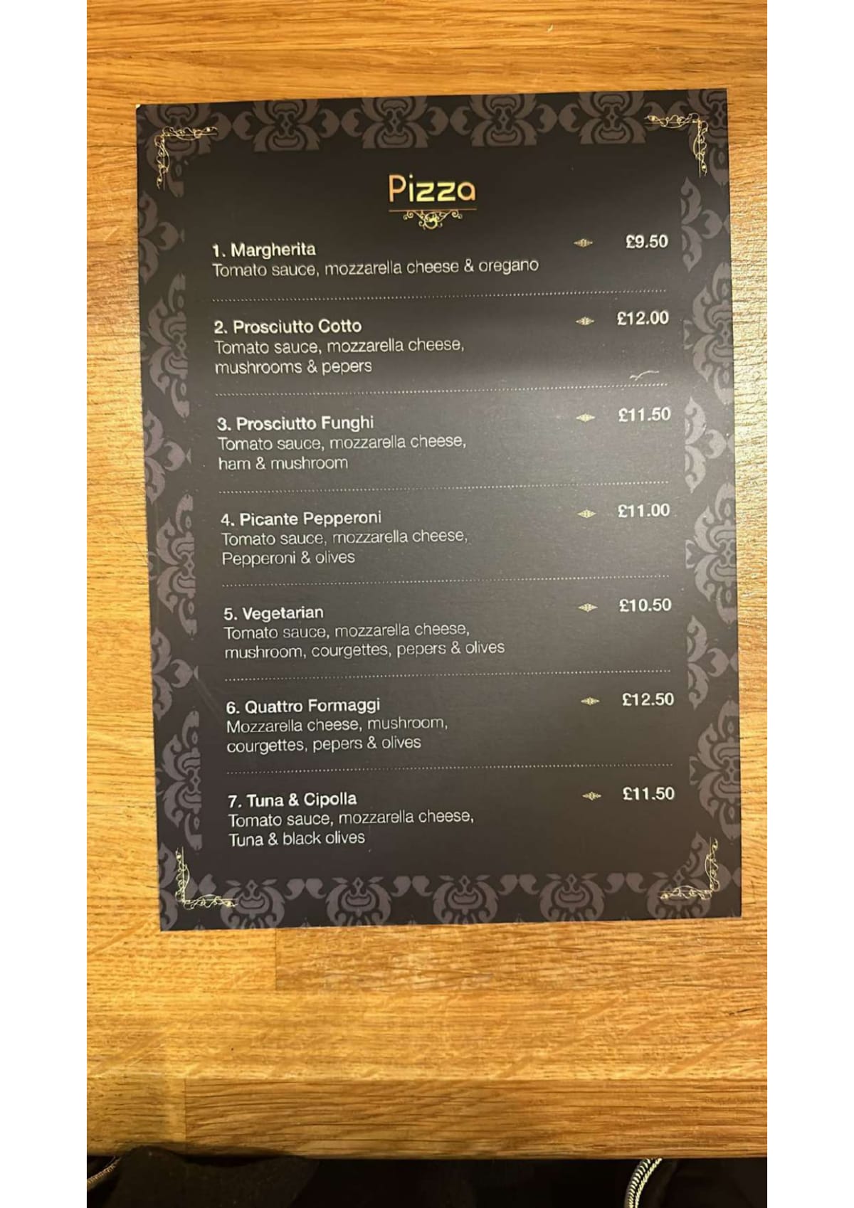 Menu 2024 Golden Bite in Londen TheFork