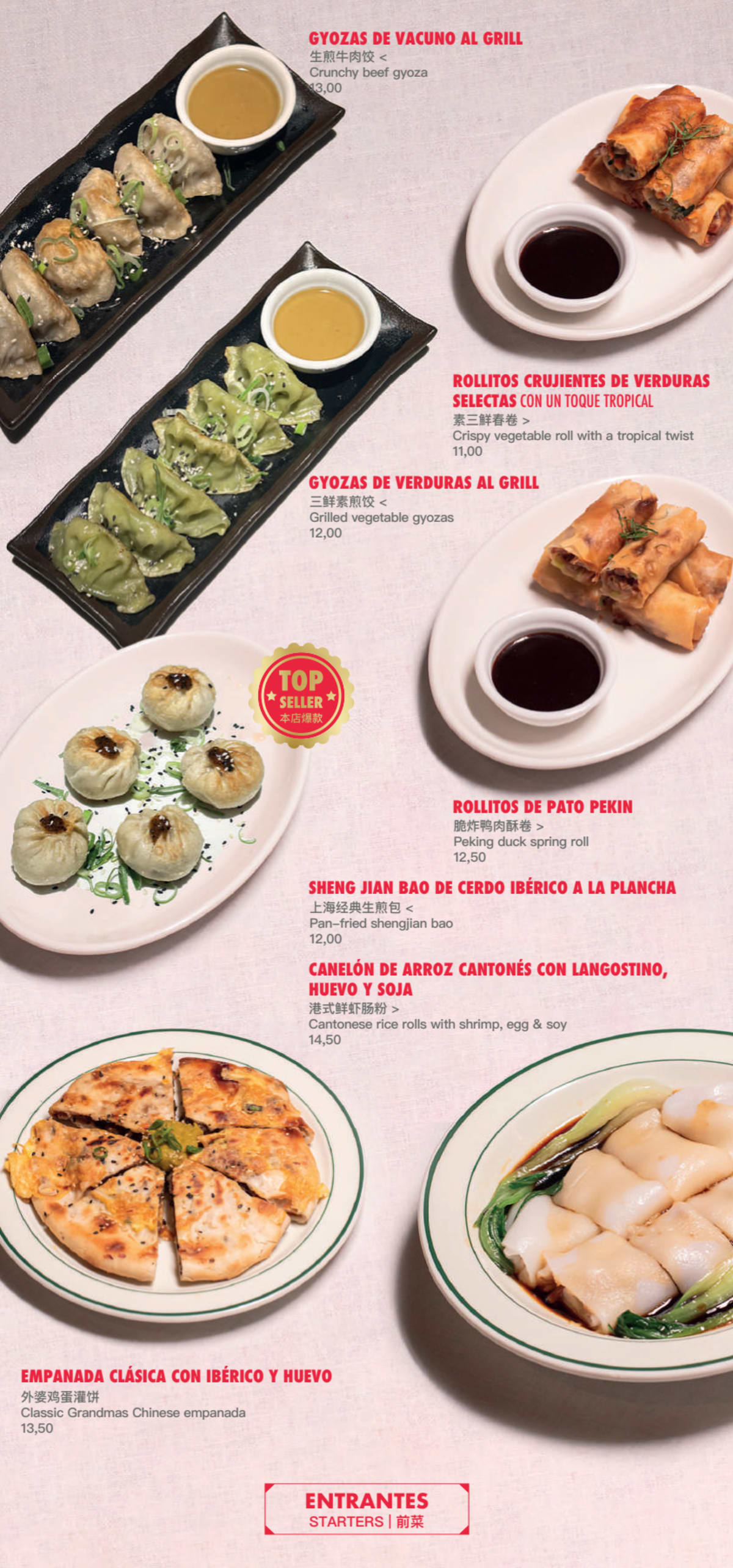 Gran Café Shanghai menu