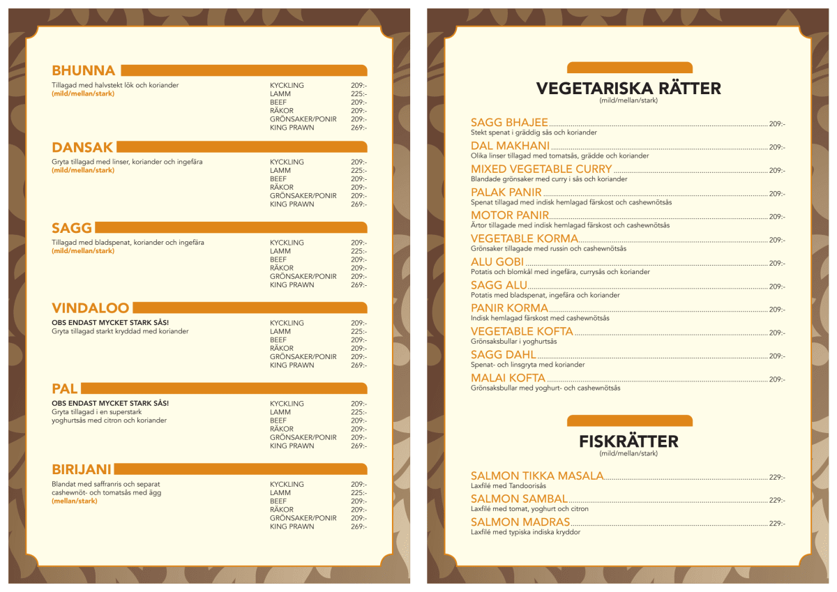 Razmoni menu