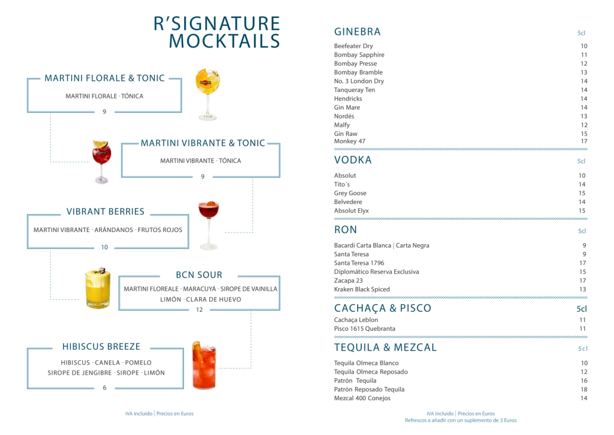 Rumbo Bar & Eatery menu