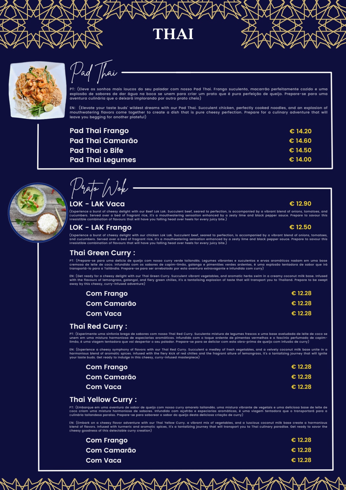 Kaptan's - 3rd menu