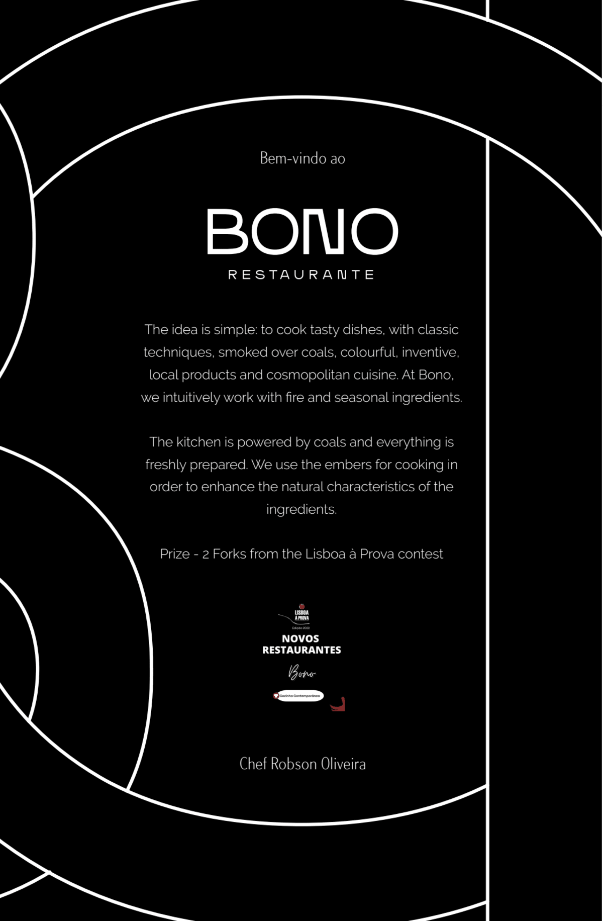 Bono Lisboa menu