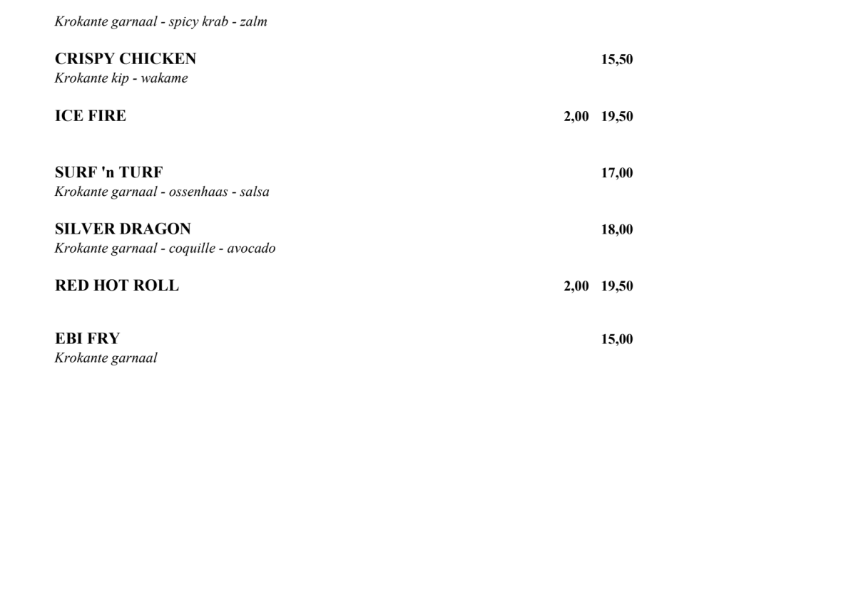 Carte et Menus 2024 Cha House Restaurant & Lounge à Ede TheFork