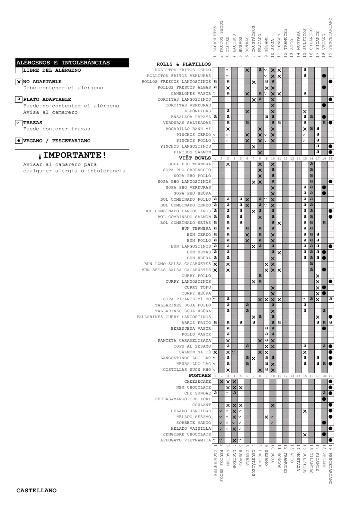 Món Việt menu