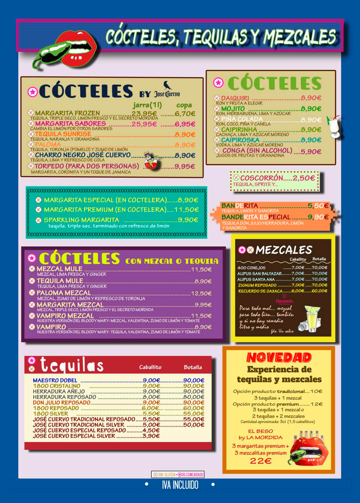 La Mordida Diego de León menu