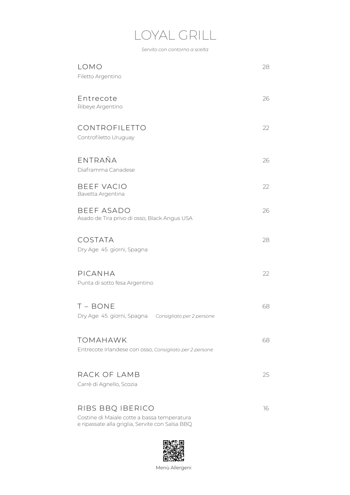 Carte et Menus 2024 Loyal Restaurant à Legnano TheFork