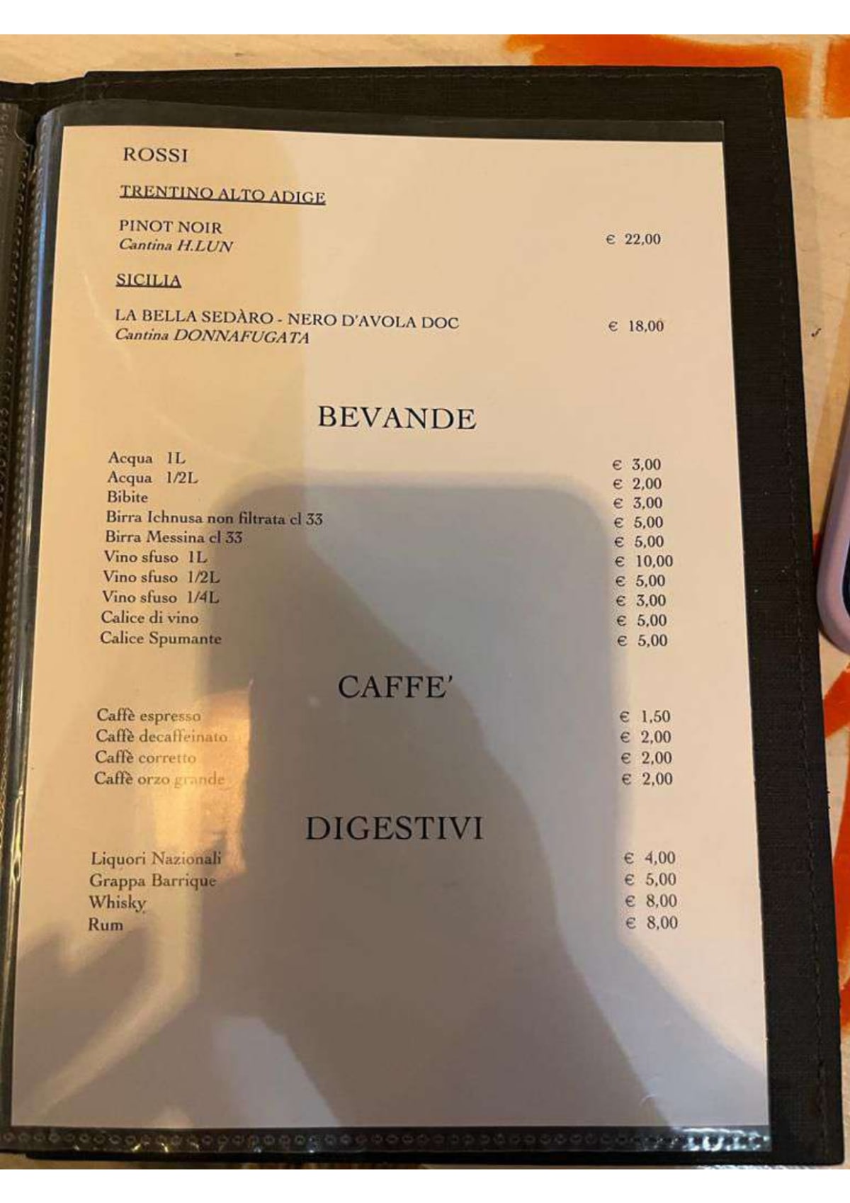 Lo Stuzzichino di Mare menu