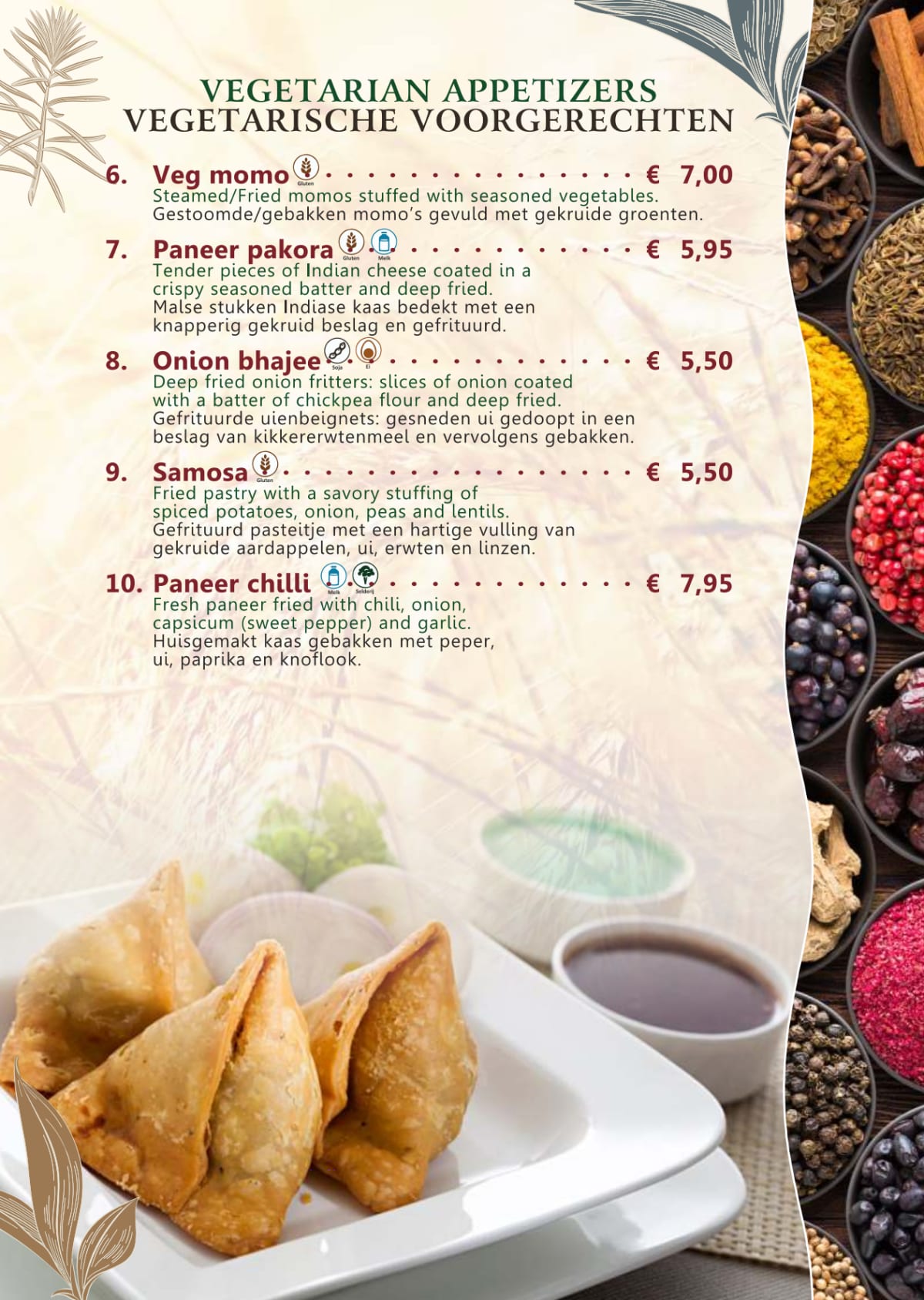 Annapurna Kitchen menu