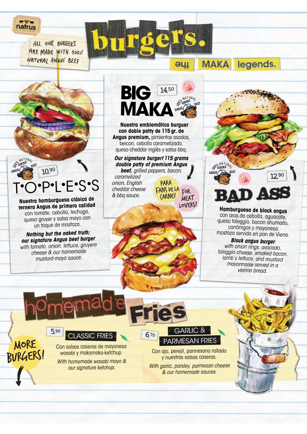 Makamaka menu