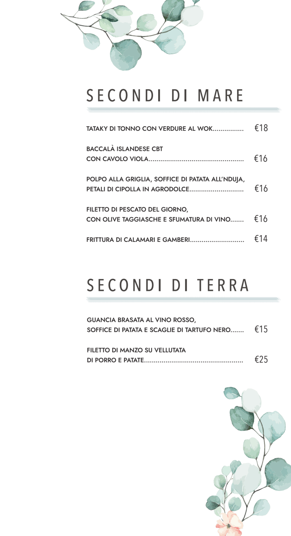 Carte et Menus 2024 Pano Food and Wine à Rome TheFork