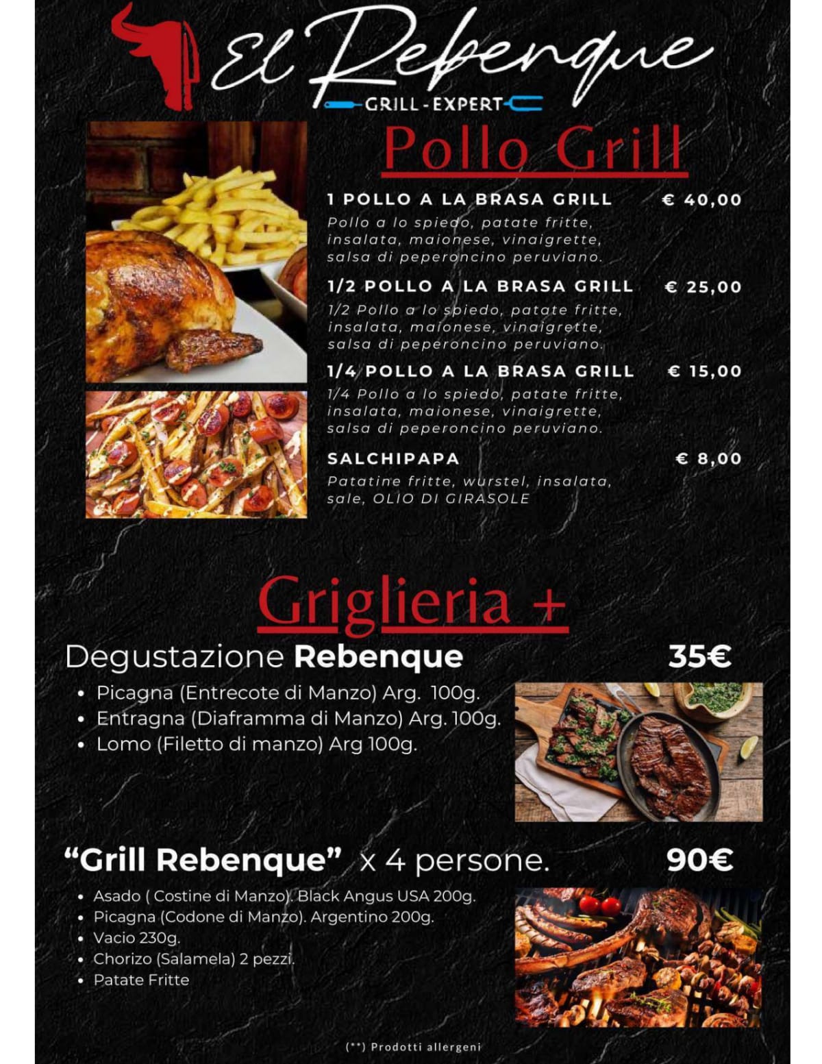 El Rebenque menu