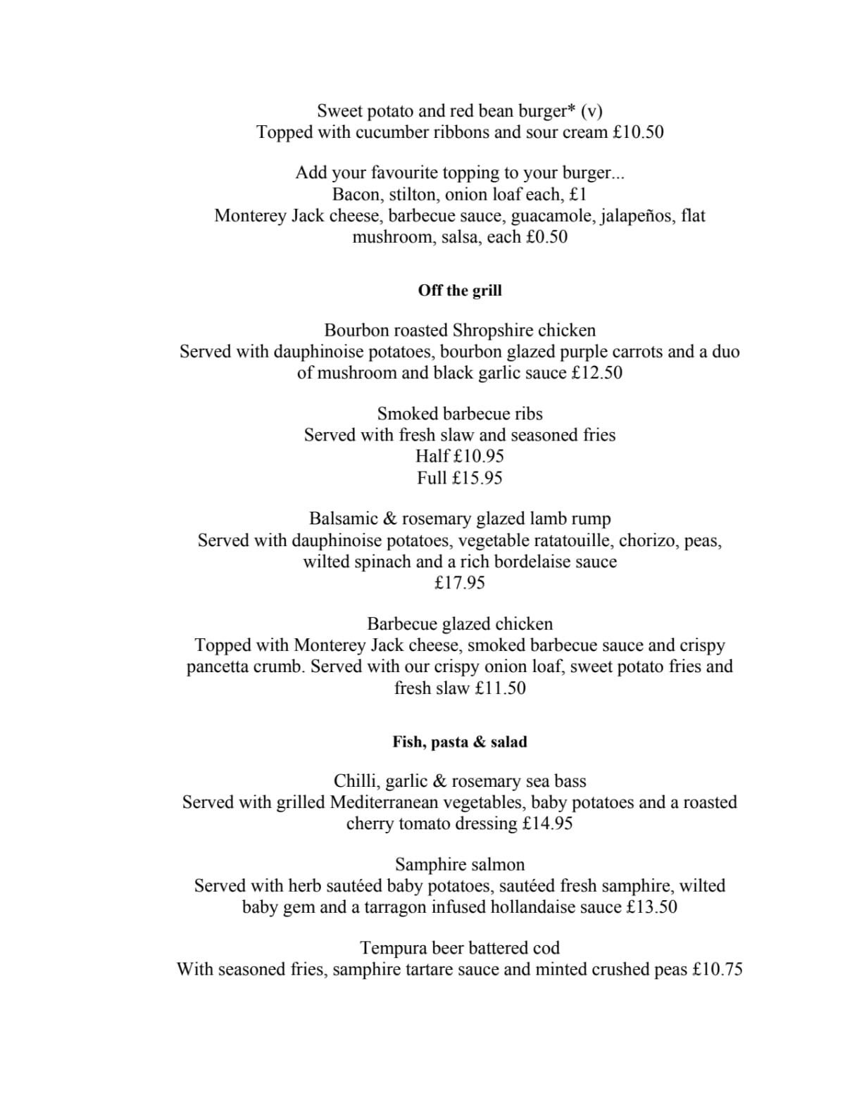 Menù completo e carta 2023 Miller & Carter Leigh on Sea a Rayleigh